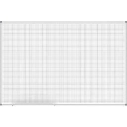 MAUL Tableau quadrillé MAULstandard, blanc, quadrillage 10 x 10 / 50 x 50 mm, l x h 1500 x 1000 mm
