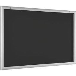 Vitrine d'affichage pour l'intérieur et l'extérieur, ouverture porte 180° vers le bas, format extra-grand l x h 1600 x 1025 mm, paroi arrière anthracite RAL 7016