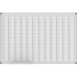MAUL Tableau planning, planning annuel, 12 mois, largeur 900 mm