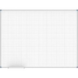 MAUL Tableau quadrillé MAULstandard, blanc, quadrillage 20 x 20 mm, l x h 1200 x 900 mm
