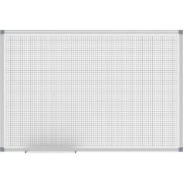 MAUL Tableau quadrillé MAULstandard, blanc, quadrillage 10 x 10 / 50 x 50 mm, l x h 900 x 600 mm