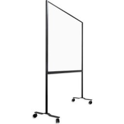 eurokraft pro Tableau blanc mobile WORKBOARD, acier émaillé, l x h 1500 x 1200 mm