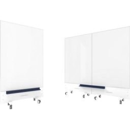 magnetoplan Tableau roulant Infinity Wall, surface émaillée blanche des deux côtés, h x l x p 1910 x 1000 x 340 mm