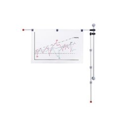 MAUL Support mural pour plans, avec 2 bras pivotants, hauteur 1000 mm
