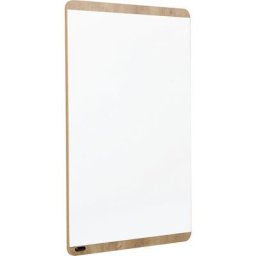Tableau blanc NATURAL, cadre façon bois, tableau blanc, l x h 750 x 1150 mm