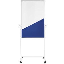 magnetoplan Tableau universel, dimensions tableau 750 x 1200 mm, tableau blanc / feutre bleu