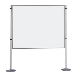 eurokraft basic Tableau info, en une partie - tôle d'acier peinte, l x h 1500 x 1200 mm