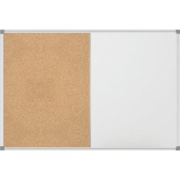 MAUL Tableau combiné STANDARD, tôle d'acier laquée et surface en liège, l x h 1200 x 900 mm