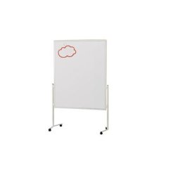 magnetoplan Tableau de conférence à cadre blanc, en une partie, carton blanc
