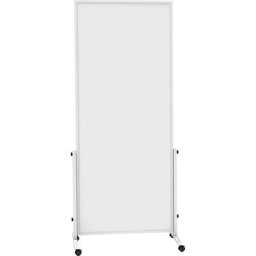 MAUL Tableau blanc mobile MAUL®solid easy2move, h x p 1965 x 640 mm, blanc, h x l tableau 1800 x 750 mm
