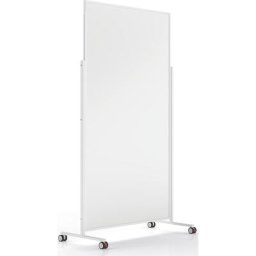 magnetoplan Tableau blanc design VARIO, mobile, format du tableau 1800 x 1000 mm, tôle d'acier, blanc