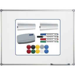 MAUL Kit tableau blanc 2000 MAULpro, tôle d'acier peinte, l x h 1210 x 910 mm