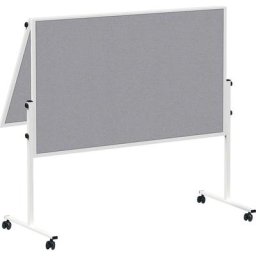 MAUL Tableau de conférence mobile MAULsolid, rabattable, coloris feutre gris