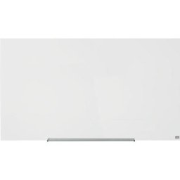 nobo Tableau blanc en verre WIDESCREEN, 57'' - l x h 1264 x 711 mm, blanc