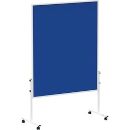 MAUL Tableau de conférence MAULsolid, mobile, coloris feutre bleu