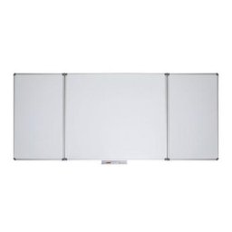 MAUL Tableau blanc pliant, tôle d'acier peinte, l x h 1200 x 1000 mm