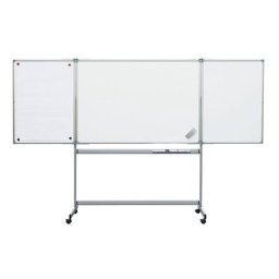 MAUL Tableau pliant mobile, tôle d'acier peinte, l x h 1500 x 1000 mm