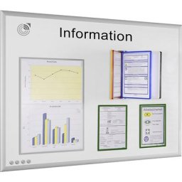 Tableau à accrocher, pour 18 x format A4, blanc pur
