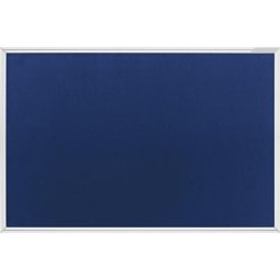magnetoplan Tableau à épingler, feutre, bleu, l x h 1200 x 900 mm