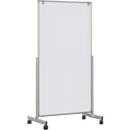 MAUL Tableau blanc mobile MAUL®pro easy2move, h x p 1965 x 640 mm, argent, h x l tableau 1800 x 1000 mm