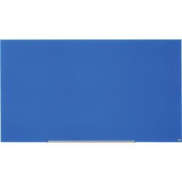 nobo Tableau blanc en verre WIDESCREEN, 85'' - l x h 1883 x 1059 mm, bleu