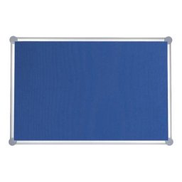 MAUL Tableau pour épingles, habillage tissu bleu, l x h 1500 x 1000 mm