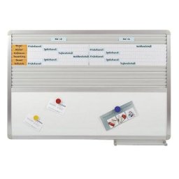 EICHNER Tableau universel multi-usages, largeur 800 mm, tableau à fiches et tableau blanc