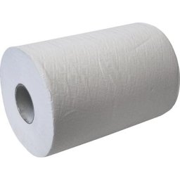 CWS Rouleau de serviettes papier, cellulose, coloris blanc, 2 plis, largeur 215 mm, lot de 6 rouleaux