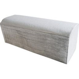 CWS Serviettes papier pliées en matériau recyclé, 1 pli, pliage en zigzag, coloris naturel, lot de 5000