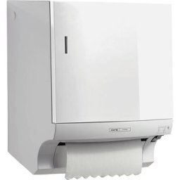 CWS Distributeur de serviettes papier sur rouleau ParadiseLine Paperroll, avec système de chargement rapide (easy loading), blanc
