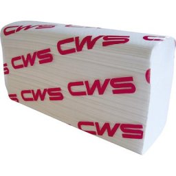 CWS Serviettes papier pliées 'Multifold', cellulose, 2 plis, pliées en Z, blanc, lot de 3750