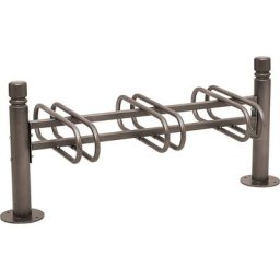 PROCITY Support cycles CITY, 6 emplacements, double face, gris