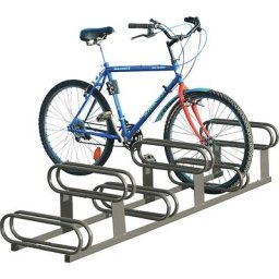 PROCITY Support cycles à décalage en hauteur, 6 emplacements, gris