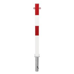 Potelet de délimitation, Ø 60 mm, 2 œillets pour chaîne