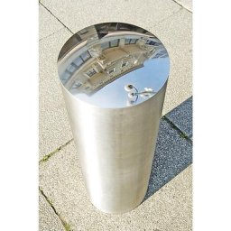 Poteau en inox XL, à bétonner, Ø 204 mm