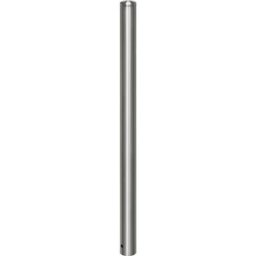 Potelet en inox, avec embout, douille de sol à sceller dans du béton, Ø 76 mm