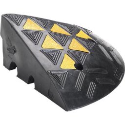 Extrémité pour rampes d'accès de caniveau, L x l x h 300 x 300 x 100 mm, noir, la paire