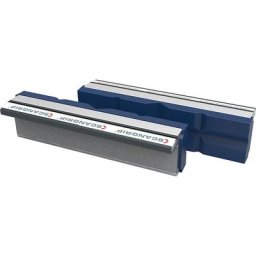 SCANGRIP Mâchoires d'étau magnétiques et prismatiques, polyuréthane, 1 paire, largeur mâchoires 140 mm