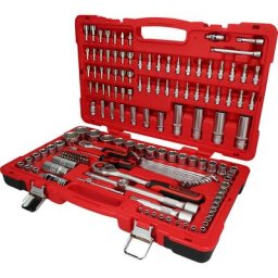 KS Tools Jeu de clés à douilles 1/4'' + 1/2'', 151 éléments, commutable