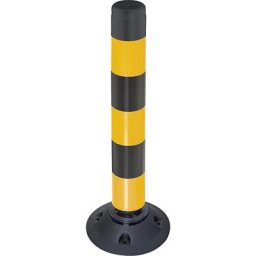 Potelet FlexPin, hauteur 760 mm, jaune / noir réfléchissant, à partir de 30 pièces