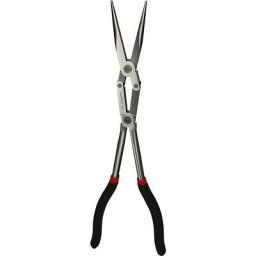 KS Tools Pince plate à double articulation XL, avec articulation double, longueur 340 mm, version étroite