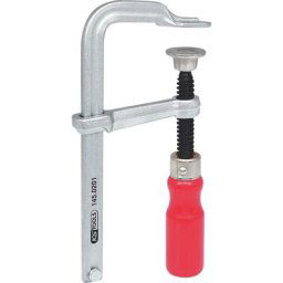 KS Tools Serre-joint acier, poignée en bois, largeur utile max. 300 mm