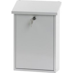 Boîtes aux lettres classiques, tôle d'acier peinte époxy, blanc RAL 9010