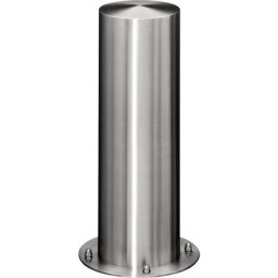 Potelet en inox, à tête plate, à cheviller, Ø 205 mm
