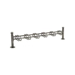 PROCITY Support cycles KUGEL, 6 emplacements, simple face, gris
