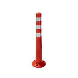 Potelets de délimitation, lot de 2, hauteur 750 mm, orange