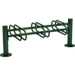 PROCITY Support cycles PROVINCE, 6 emplacements, double face, vert mousse
