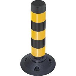 Potelet FlexPin, hauteur 460 mm, jaune / noir réfléchissant, à partir de 10 pièces