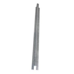 eurokraft pro Pièce de jonction pour cuve plate extra-basse en acier, largeur 55 mm, galvanisé, longueur 1900 mm