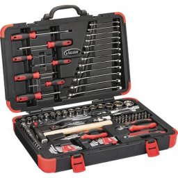 VIGOR Caisse à outils avec 95 outils, ouverture mâchoires 3 - 32 mm, 95 éléments